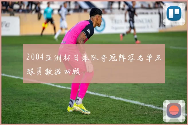 2004亚洲杯日本队夺冠阵容名单及球员数据回顾